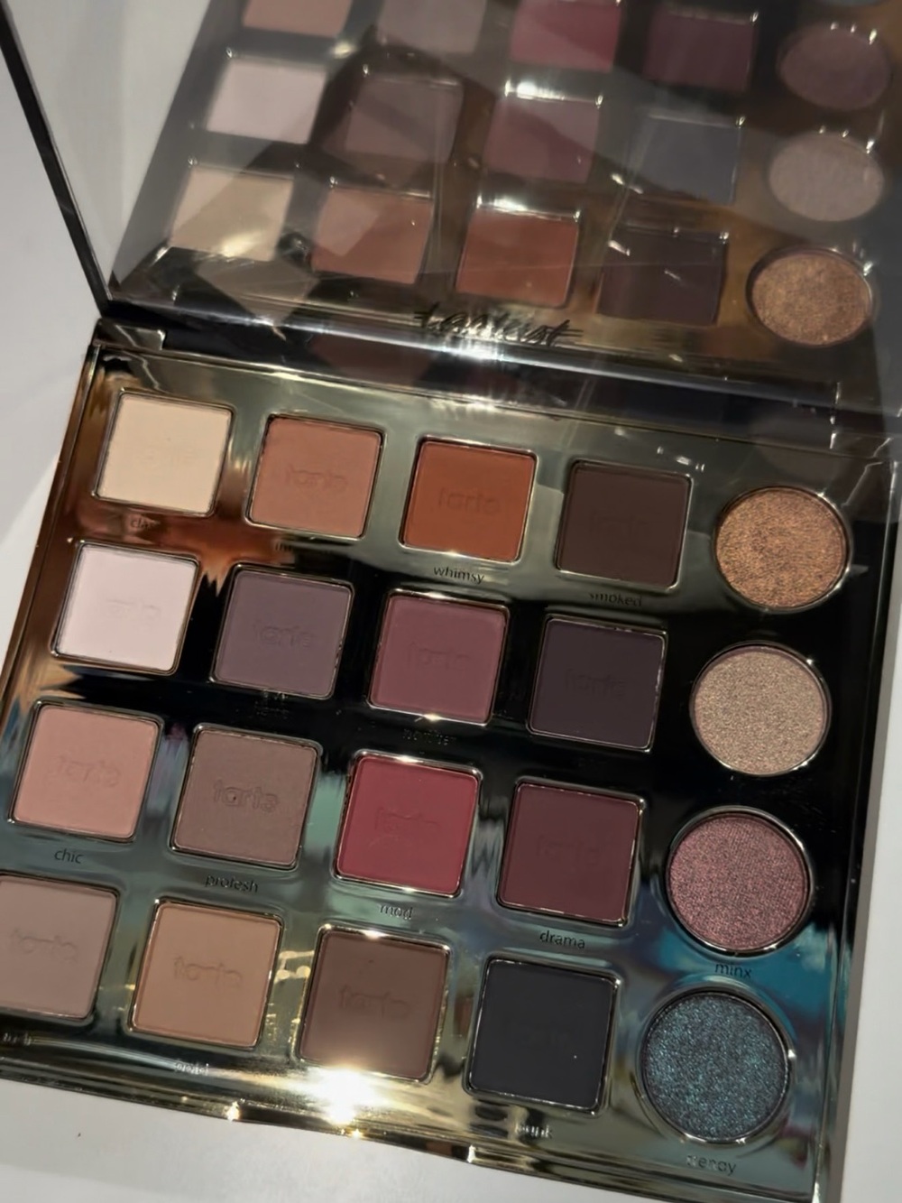 Tarte Tarteist 16-Color Rose-Neutral Eyeshadow Palette - Pinks, & Shimmers